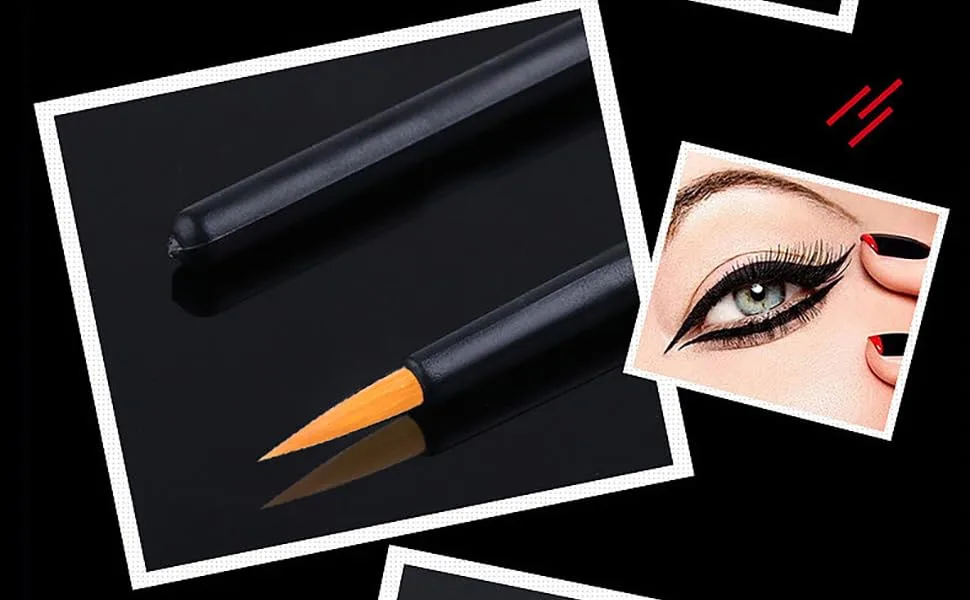 Hedume 300 Pack Disposable Eyeliner Brush Eyeliner Brush Applicator Eye Liner Wands for Makeup - product information 2