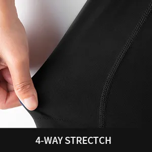 Niksa Compression Shorts Men 3 Pack Compression Underwear for Men Athletic Shorts with Pockets Running Workout Fitness Shorts Large Black*3 - product information 3