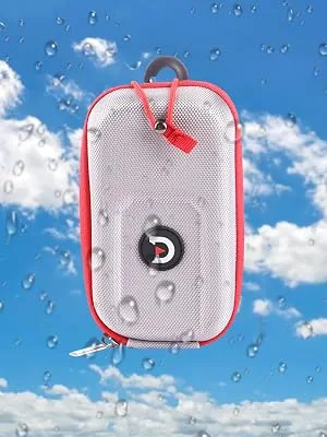 ACHIX Golf Rangefinder Hard Shell Case Compatible for Bushnell/Callaway/Tectectec Universal Laser Range Finder Carry Bag with Carabiner Belt Clip for Most Brands rangefinders Silver-Large Case - GOLF RANGEFINDER CASE