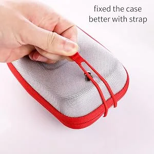 ACHIX Golf Rangefinder Hard Shell Case Compatible for Bushnell/Callaway/Tectectec Universal Laser Range Finder Carry Bag with Carabiner Belt Clip for Most Brands rangefinders Silver-Large Case - GOLF RANGEFINDER CASE