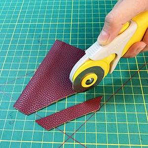 AUTOTOOLHOME Titanium Rotary Cutter Blades 60mm 10 Pack Replacement Quilting Scrapbooking Sewing Arts Crafts Farbric Paper Cutting Tool - leather cutting