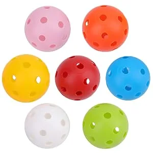 Faswin 105 Pack Practice Golf Balls Colored 40mm Hollow Plastic Golf Sports Training Ball for Swing Practice Driving Range Home Use - product information 4