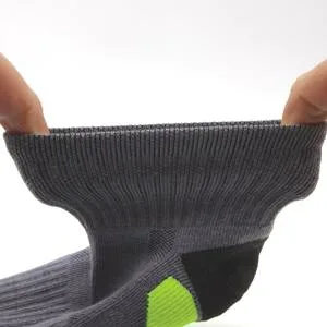 BERING Men's Athletic Ankle Socks for Workout Running Tennis (6 Pack) Graphite Grey 9-12 - Comfortable elastic cuffs