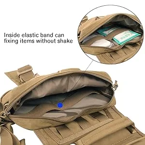 EXCELLENT ELITE SPANKER Dog Pack Hound Dog Saddle Bag Backpack for Travel Camping Hiking Medium & Large Dog with 2 Capacious Side Pockets(COB) Coyote Brown - product information 6