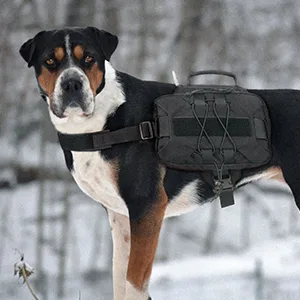 EXCELLENT ELITE SPANKER Dog Pack Hound Dog Saddle Bag Backpack for Travel Camping Hiking Medium & Large Dog with 2 Capacious Side Pockets(COB) Coyote Brown - product information 7
