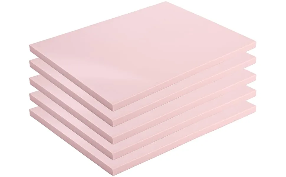 Tosnail 5 Pack 6" x 8" Rubber Stamp Carving Blocks Soft Rubber for Craft Project - Great for Beginners and Professional - Rubber Stamp Carving Blocks