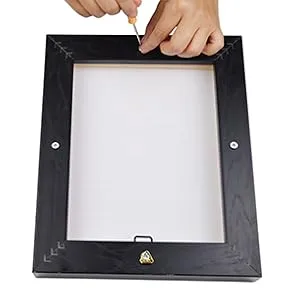 2 Pack Floater Frame for Canvas Painting Assembled 7/8" deep Canvas Floater Frame Floater Frames Canvas Floating Frame Floating Canvas Frame Canvas Frame Kit Canvas Art Frame (11"x14" White) 11"x14" White - Floater Frame