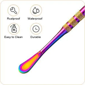 Mudder 3 Packs Wax Carving Tool Wax Tool Carving Tool Stainless Steel Tool Spoon 4.75 Inch (Silver) - product information 4