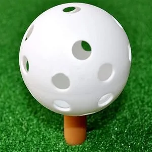Faswin 100 Pack White Plastic Golf Training Balls Airflow Hollow 41mm Golf Balls for Driving Range Swing Practice Home Use - Golf Training Balls