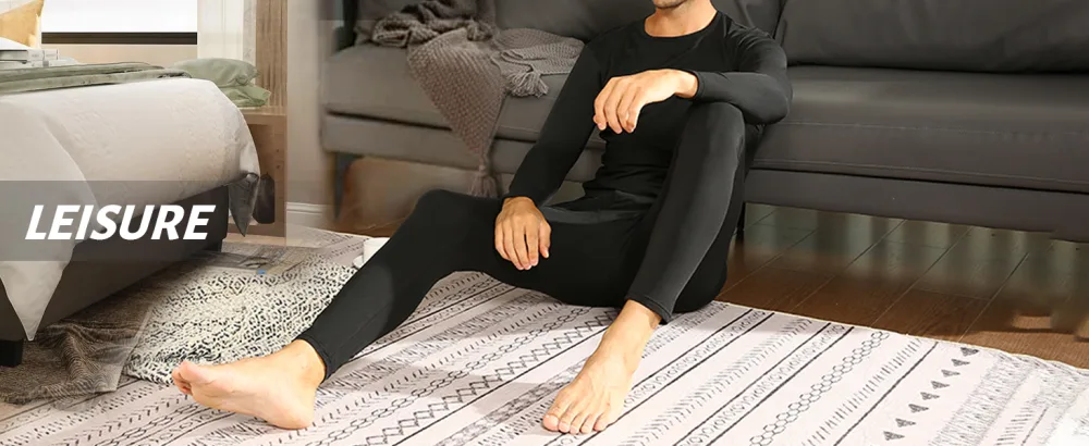 SILKWORLD Men's 1 3 Pack Compression Pants Pockets Cool Dry Gym Leggings Baselayer Running Tights C2_fleece Lined_3pack_black hemp Grey navy Blue Medium - Leisure