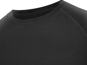 HOPLYNN 5 Pack Compression Shirts Men Long Sleeve Athletic Cold Weather Baselayer Undershirt Gear Tshirt for Sports Workout 2 Black 1 White 1 Blue 1gray Large - compression shirts men