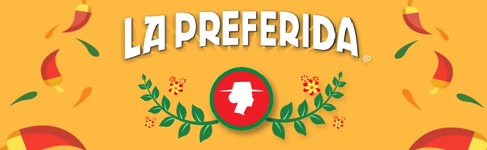 La Preferida Refried Beans Chorizo 16 oz (Pack - 3) - la pref logo