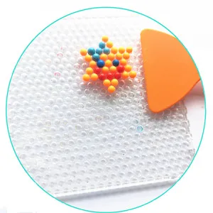 Vytung Water Fuse Bead 3600 Beads 24 Colors(6 Glow in Dark) 148 Designs Spray and Stick Refill Beads for Kids Beginners Activity Pack - beads