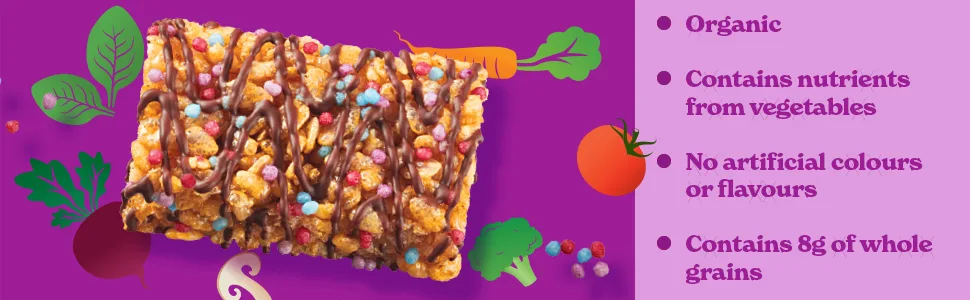 MadeGood Confetti Chocolate Drizzled Crispy Squares 6pack (30 count) Crunchy Rice with Chocolate Drizzled - MadeGood Crispy Squares