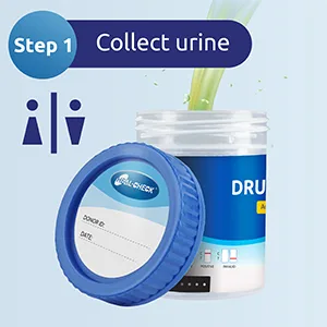 6 Pack Instant Drug Urine Test Cup 12 Panel Testing 12 Different Drugs Multi-Drug Screening Test Kit with Temperature Strip - collect urine sample into cup and do not do not up to the min line or do not exceed the MAX line