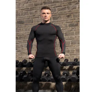 3 Pack Mens Mock Turtleneck Compression Shirts Long Sleeve Sun Protection Shirts Cooling Workout Gym Tops Undershirt Blkgry+grey+white Large - product information 4