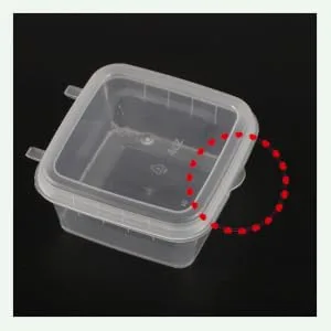 RIKICACA 4oz 200 Pack Small Plastic Containers with Lids Jello Shot Cups with Lids Portion Cups with Lids Sauce Cups Disposable Condiment Containers for Food (Square) - Opening camping condiment containers souflette cups food grade BPA Free no toxins Recyclable Square