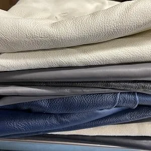 Large Leather Remnants - 2 lbs. (2-4 pieces per pack). Colors are different in each pack - Large Leather Scraps