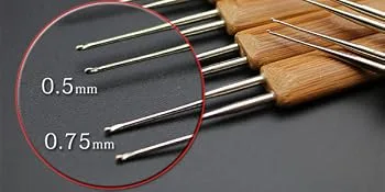 Dreadlock Crochet Needle 6 Crochet Hooks for Hair 2 Interlocking Tool for Locs Crochet Needle for Dreadlocks Hair Crochet Hook with Case 6 Hooks - crochet needle for hair