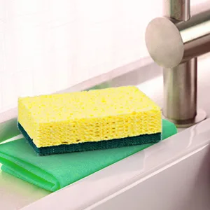 Heavy Duty Scrub Sponges Kitchen 24pcs Dual Side Cleaning Dish Sponges for Non-Coated Cookware Pocelain Bakeware and More Heavy Duty-24 24 Count - product information 4
