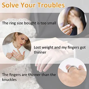 ARCUAT Ring Sizer Adjuster for Loose Rings 12 Pack 4 Sizes Invisible Clear Silicone Ring Guard for Women Men Ring Resizer Tightener Spacer Fitter for Too Big Ring Make Ring Smaller without Resizing - ring adjuster a+4