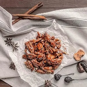 Anna and Sarah Cinnamon Pecans (2 Lbs) 2 Pound (Pack of 1) - pecan cinnamon