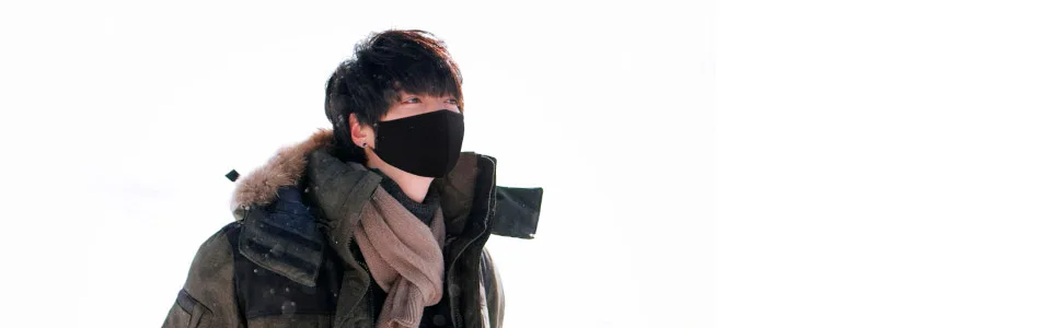 Pack 3 Black Cloth Dust Mouth Mask - 3 Layers All Cotton - Reusable Washable Comfy Breathable Material 3 Layers 100% Cotton - BeatBasic