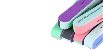 12 Pieces 7 Way Nail File and Buffer Block Professional Nail Buffering Files 7 Steps Washable Emery Boards for Acrylic Nails 12 Packs - product information 3