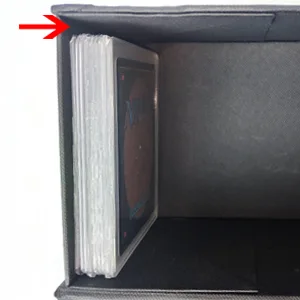 Trading Card Storage Box Toploader Storage Box Trading Card Holder Toploader Hobby Box for 800 Count Cards - 1 PACK Black - 04-1