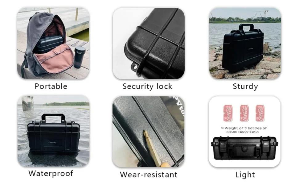 judunmsk Waterproof Hard Case for DJI Mini SE Compatible DJI Mini/DJI Mini SE Compact Portable Carrying Case for Mavic Mini SE Fly More Combo Professional Drone Accessories (Only Case) Mini Se Case - DJI Mini SE
