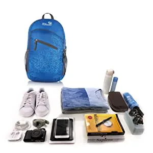 Outlander Packable Handy Lightweight Travel Hiking Backpack Daypack-Dark Blue-L 33L Dark Blue - product information 2
