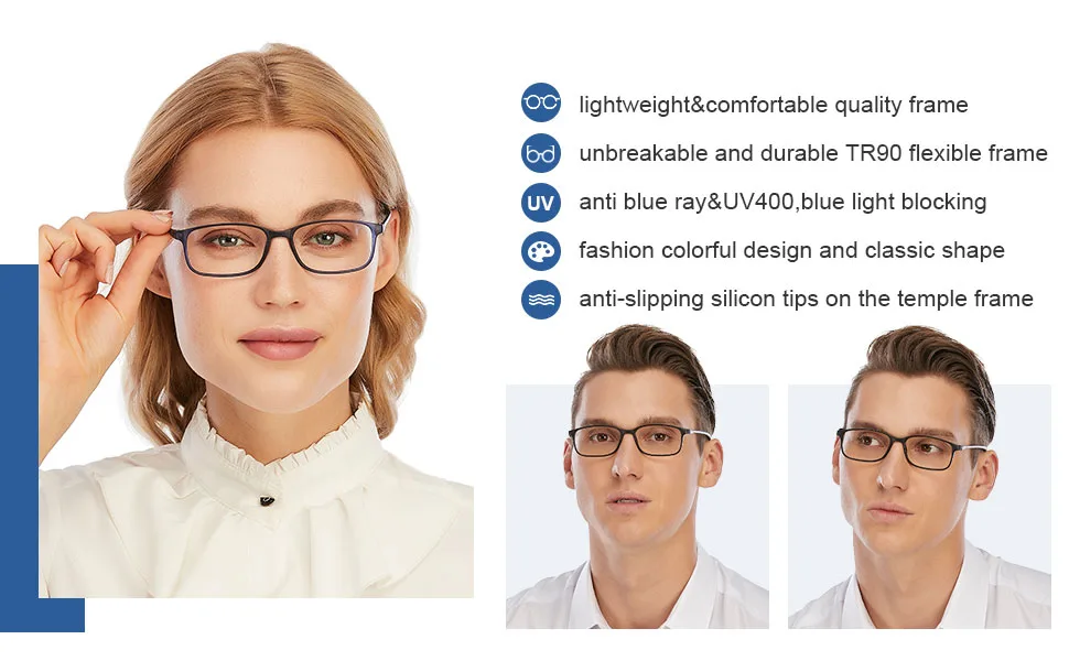 AQWANO Computer Reading Glasses Blue Light Blocking Flexible TR90 Unbreakable Readers Lightweight Comfort Frames Anti Glare for Women Men +2.0 4 Pack 2.0 x - reading glasses women men readers blue light blocking 1.0 1.5 2.0 2.5 3.0 3.5 1.25 1.75 2.25 2.75