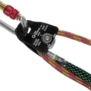 GM CLIMBING 20kN Micro Prusik Minding Pulley 1/2" CE UIAA Certified Red (Pack of 2) - climbing pulley