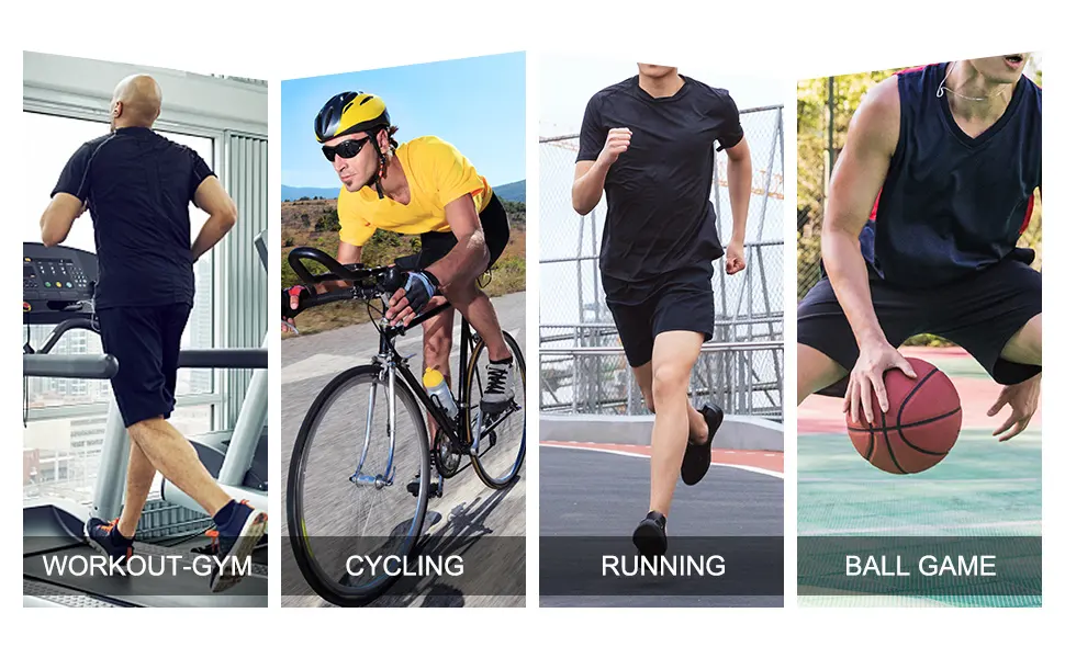 Roxdme 5 Pack Compression Shorts Men Spandex Sport Shorts Athletic Workout Running Tights Performance Underwear Black(2pcs)+navy(2pcs)+gray(1pcs) Medium - 819-4