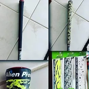 Alien Pros Golf Grip Wrapping Tapes - Innovative Golf Club Grip Solution - Enjoy a Fresh New Grip Feel in Less Than 1 Minute 3-Pack Blue Waves - alien pros golf grips
