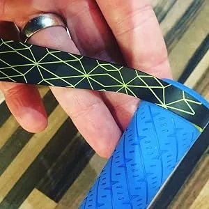 Alien Pros Golf Grip Wrapping Tapes - Innovative Golf Club Grip Solution - Enjoy a Fresh New Grip Feel in Less Than 1 Minute 3-Pack Blue Waves - thin tape