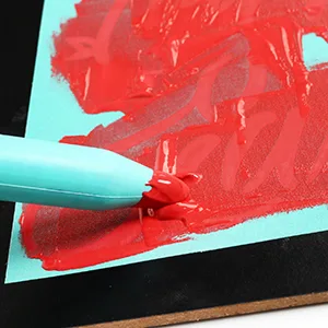 She Love Pack of 5 Screen Printing Squeegees Self-Adhesive Screen Stencil Printing Squeegee Rubber Squeegee Screen Printing Tools for Applying Chalk Paste or Ink 5PCS Standard Squeegee - product information 4