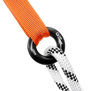 GM CLIMBING Rappel Ring 25kN for Rock Climbing Arborist Rescue Slackline Hammock Pack 2. Small-Red Pack of 4 - RAPPEL RING