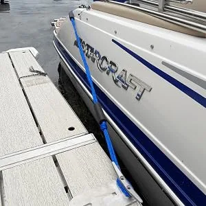 Bungee Dock Lines for Boats - Stretchable Dock Rope with Hook & Foam Float 4-5.5 ft (2 pcs) 2 pack - product information 2