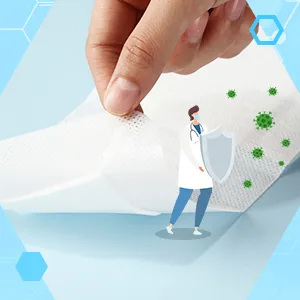 15 Pieces Bordered Gauze-Island Dressing 4 x 10 Inch Wound Bandage Adhesive Patches Post Shower Breathable Borders Individually Packed Pouches - product information 4