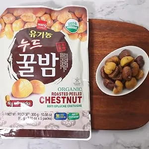 Wang Organic Roasted Chestnuts Shelled and Easy to Eat 2.11 Ounce Pack of 5 - chestnut