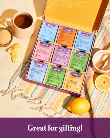 Yogi Tea - Elderberry Lemon Balm Immune and Stress Support (6 Pack) - With Ashwagandha For Adaptogenic Support - Caffeine Free - 96 Organic Herbal Tea Bags - Great for gifting!