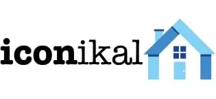 Iconikal Compression Elastic Joint Support Size Medium/Large 2-Pack (Knee) - Iconikal new wide Logo