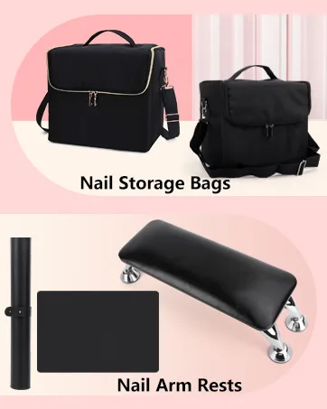 Acrylic Nail Kit for Beginners with Everything 42Colors Glitter Acrylic Powder Monomer Liquid Nail Kit Set Professional Acrylic with Everything Drill UV Light Practice Finger Nail Bag Organizer Case - Quaferen Products