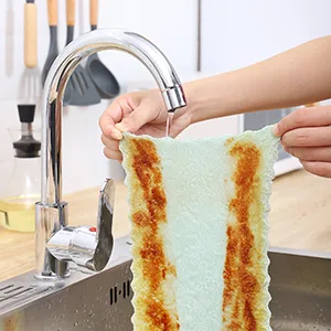 20 Pack Kitchen Dish Cloths Super Absorbent Microfiber Cleaning Cloth for Cleaning Dishes Kitchen Bathroom Car (Grey & Green) Green Grey - product information 11