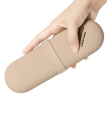 Travel Makeup Brush Holder Make Up Organizer Bag Case Cosmetic pouch Toiletry Organizer Silicon Small Makeup Brush Purse (Walnut) - Travel Makeup Brush Holder