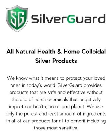 SilverGuard SilverAll Enhanced Hydrogen Peroxide Cleaner + Active Silver | All Purpose Cleaner with Long-Lasting Protective Silver Shield | Food Grade Hydrogen Peroxide 3 Percent | Lavender 1 Pack Lavender 16 Fl Oz (Pack of 1) - SilverGuard colloidal silver liquid brand story