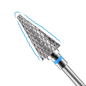 Diesisa 2 Pack Nail Drill Bits for Acrylic Nails 3/32" Shank Drill Bits for Nails Professional Electric Nail Drill Bits for Home Salon/Fine+Medium Nail Bits - Nib - nail drill bits