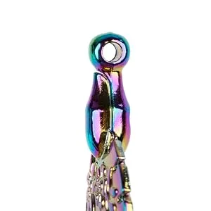AXEN 2PCS Yarn Cutter Pendants Antique Metal Thread Cutter Round Shape Cutter Tools for Sewing Vintage Dazzle Metal Dazzle 1 Package - product information 4
