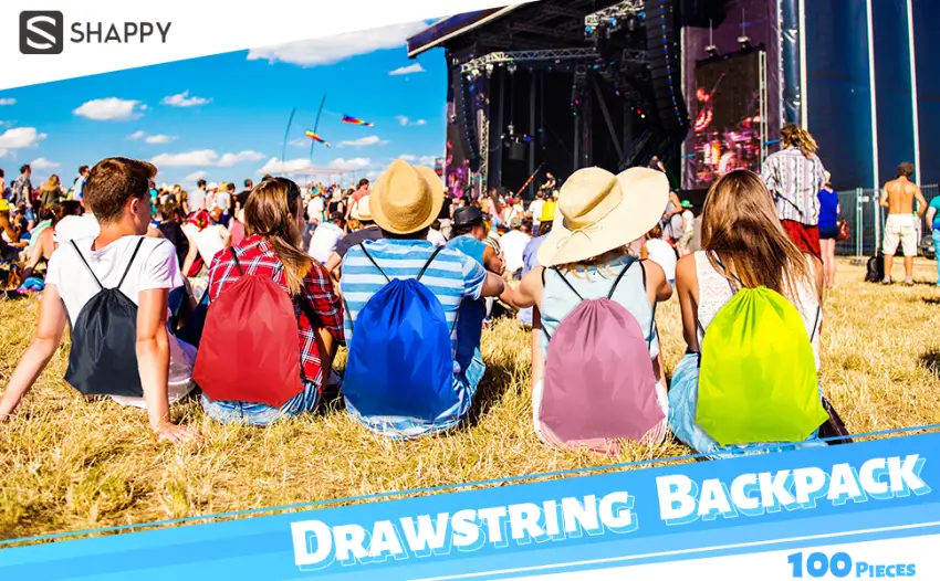 100 Pieces Drawstring Backpack Bulk Sports Drawstring Bags Gym Cinch Bag Polyester Drawstring Bag for Kids Men Women (10 Colors) - product information 1